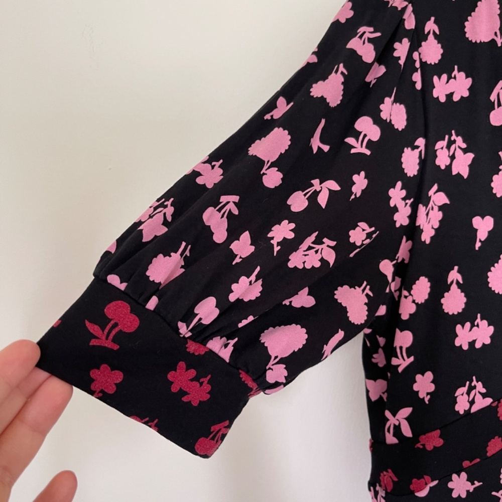 BODEN Eva Jersey Floral Print Midi Dress. Size: 8P - Picture 7 of 8